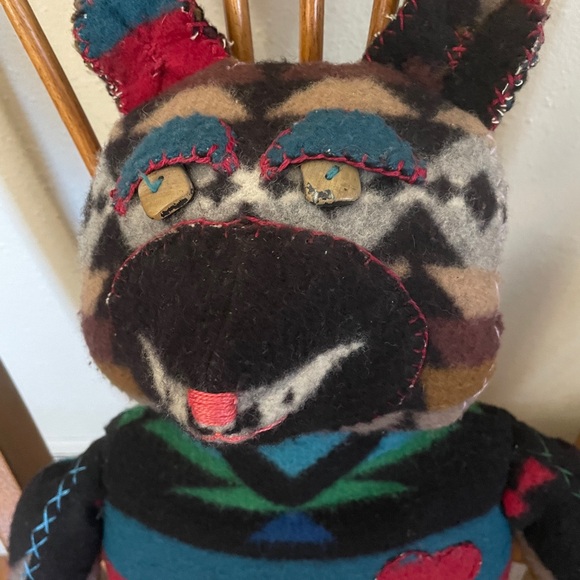 24” Teddy Bear - Indian Blanket - Handmade - OOAK - Picture 4 of 9